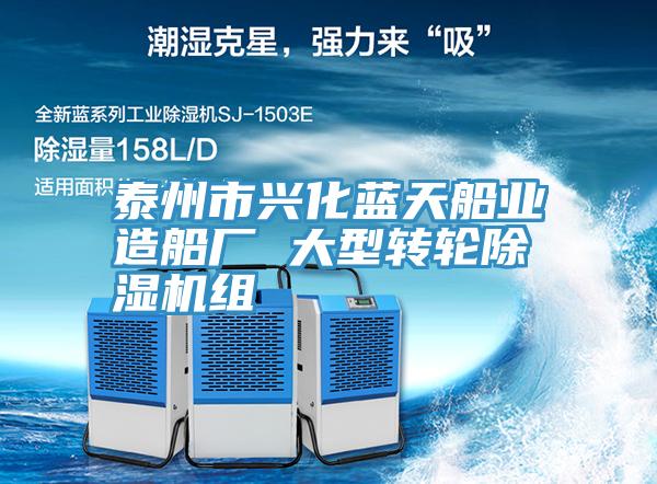 泰州市興化藍天船業造船廠 大型轉輪除濕機組