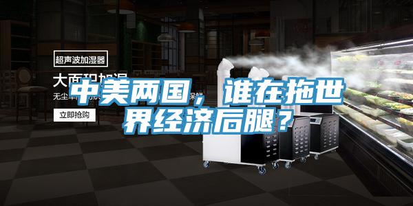 中美兩國,誰在拖世界經濟后腿?