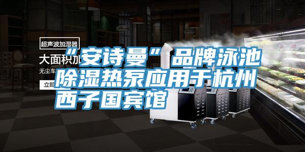 “安詩(shī)曼”品牌泳池除濕熱泵應(yīng)用于杭州西子國(guó)賓館