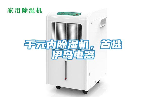 千元內除濕機,首選伊島電器