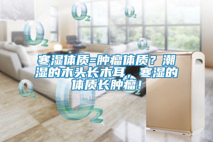 寒濕體質=腫瘤體質?潮濕的木頭長木耳,寒濕的體質長腫瘤!