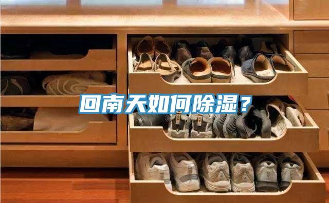回南天如何除濕?