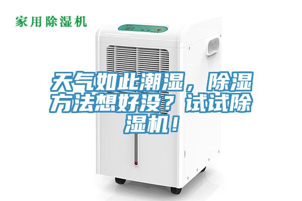 天氣如此潮濕，除濕方法想好沒？試試除濕機(jī)！