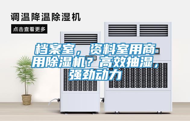 檔案室,資料室用商用除濕機?高效抽濕,強勁動力