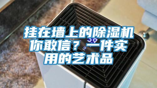 掛在墻上的除濕機你敢信?一件實用的藝術品