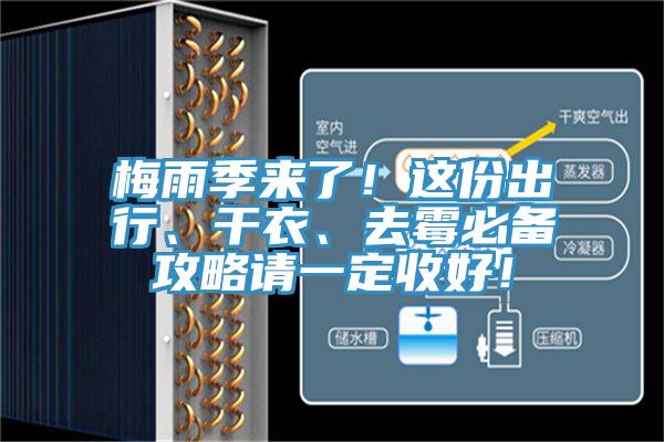 梅雨季來了！這份出行、干衣、去霉必備攻略請一定收好！