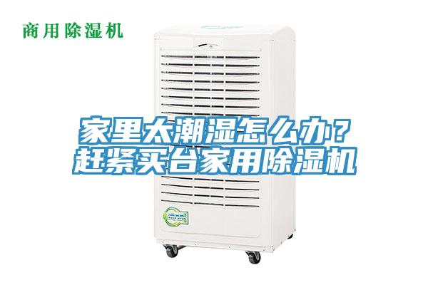 家里太潮濕怎么辦?趕緊買臺家用除濕機