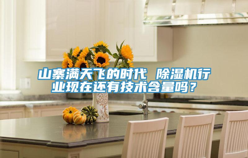 山寨滿天飛的時代 除濕機行業現在還有技術含量嗎?