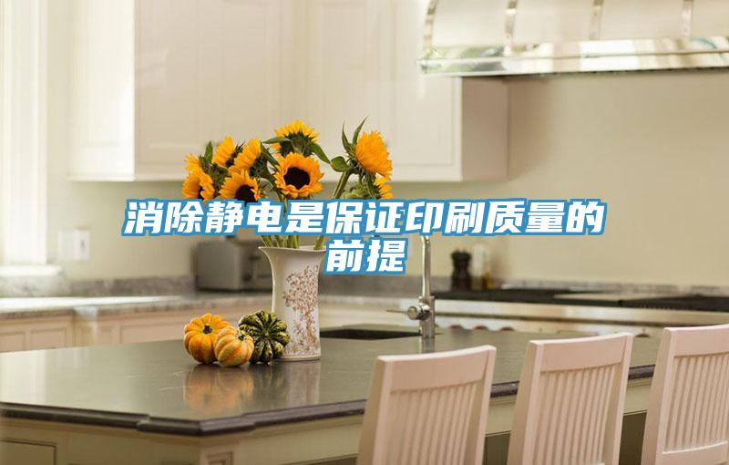 消除靜電是保證印刷質量的前提