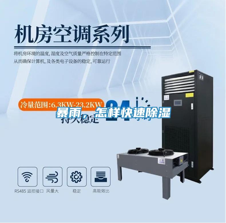 暴雨，怎樣快速除濕