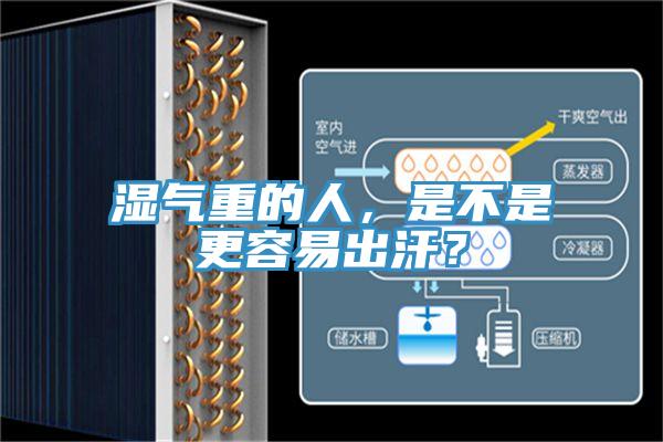 濕氣重的人,是不是更容易出汗?