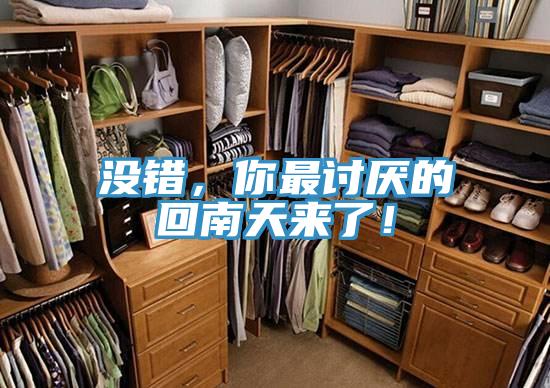沒錯，你最討厭的回南天來了！