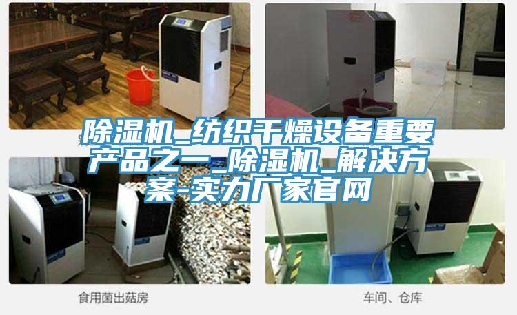 除濕機_紡織干燥設備重要產品之一_除濕機_解決方案-實力廠家官網