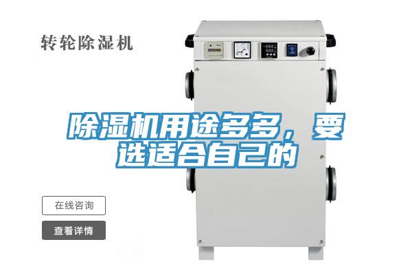 除濕機(jī)用途多多,要選適合自己的