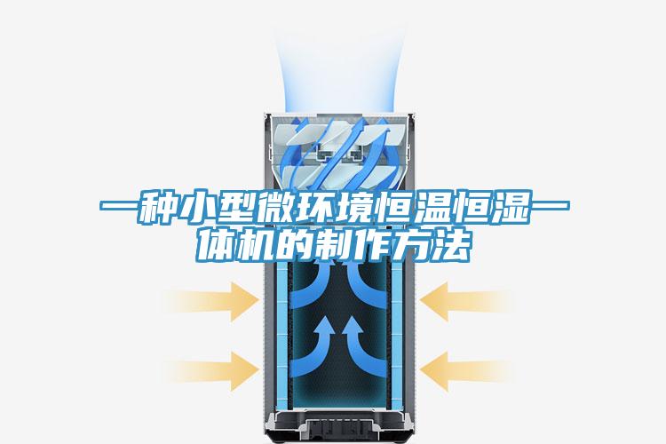 一種小型微環(huán)境恒溫恒濕一體機的制作方法