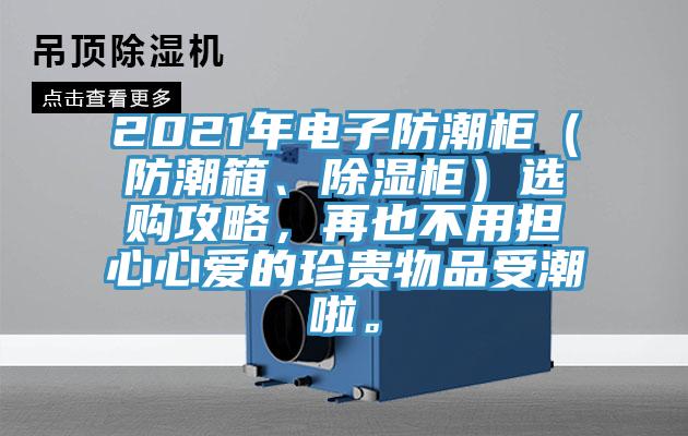 2021年電子防潮柜(防潮箱、除濕柜)選購攻略,再也不用擔心心愛的珍貴物品受潮啦。