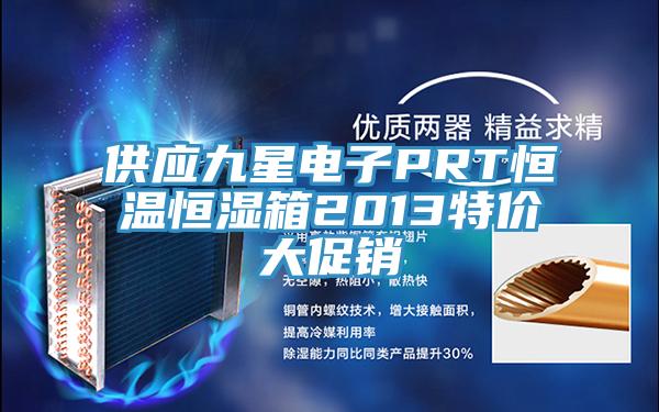 供應九星電子PRT恒溫恒濕箱2013特價大促銷