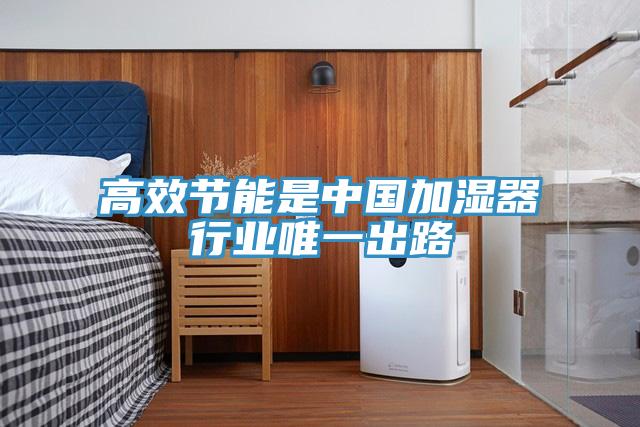 高效節能是中國加濕器行業唯一出路