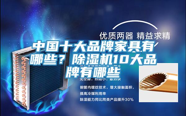 中國十大品牌家具有哪些?除濕機10大品牌有哪些