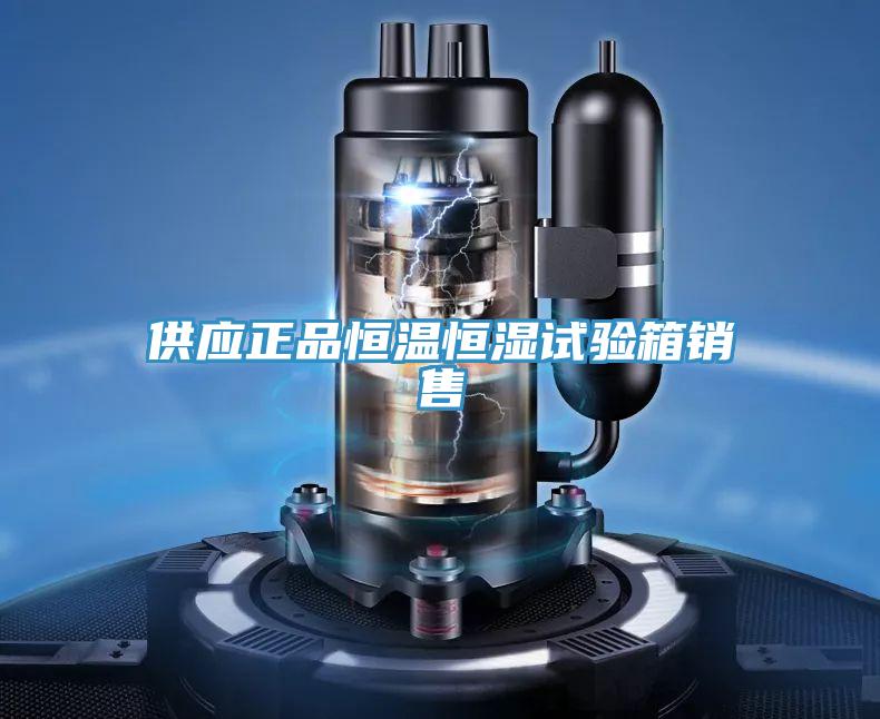 供應正品恒溫恒濕試驗箱銷售