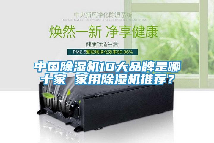 中國除濕機10大品牌是哪十家 家用除濕機推薦?