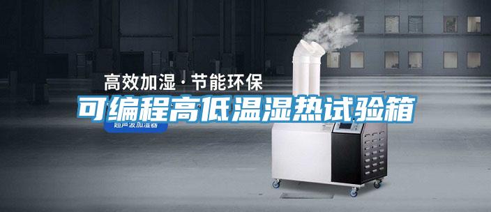 可編程高低溫濕熱試驗箱