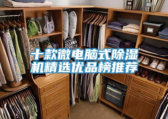 十款微電腦式除濕機精選優品榜推薦
