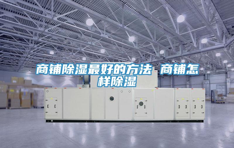 商鋪除濕最好的方法 商鋪怎樣除濕