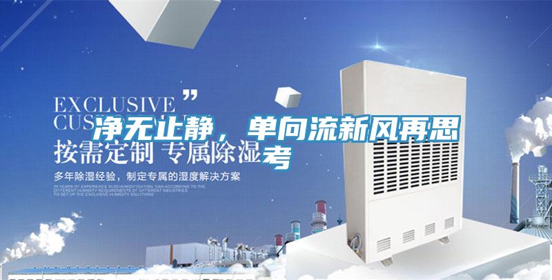 凈無止靜,單向流新風再思考