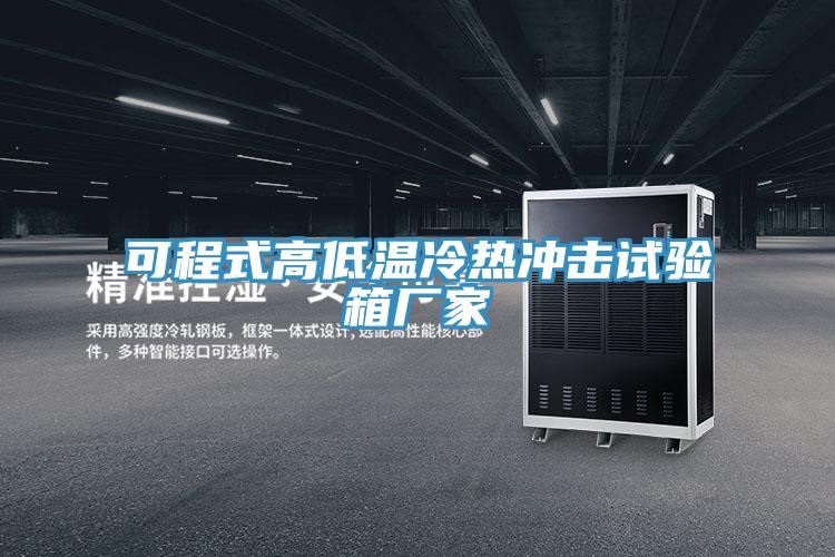 可程式高低溫冷熱沖擊試驗箱廠家