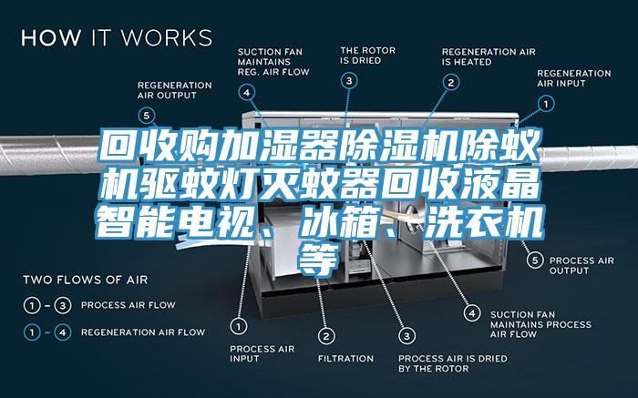 回收購加濕器除濕機(jī)除蟻機(jī)驅(qū)蚊燈滅蚊器回收液晶智能電視、冰箱、洗衣機(jī)等