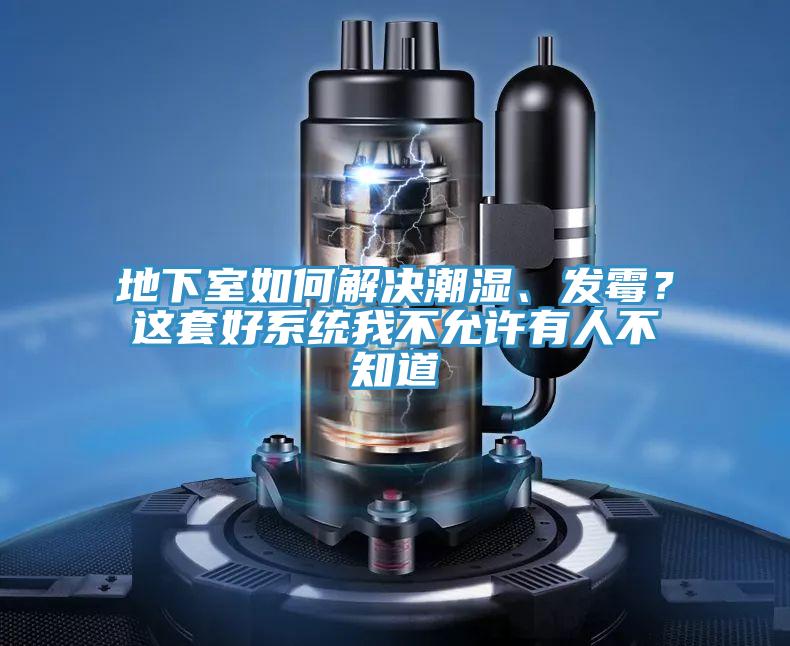 地下室如何解決潮濕、發霉？這套好系統我不允許有人不知道