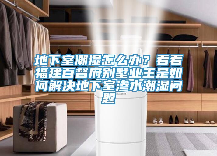 地下室潮濕怎么辦?看看福建百督府別墅業主是如何解決地下室滲水潮濕問題