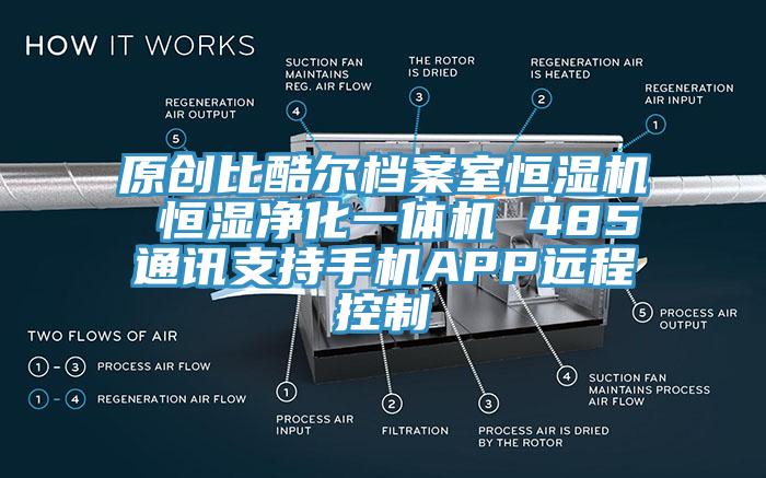原創比酷爾檔案室恒濕機 恒濕凈化一體機 485通訊支持手機APP遠程控制