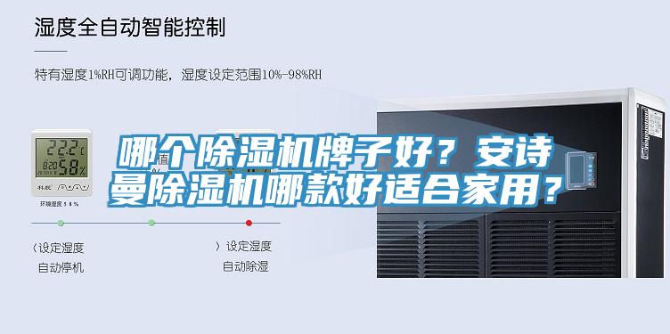 哪個除濕機牌子好？安詩曼除濕機哪款好適合家用？