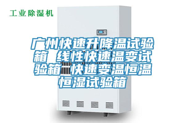 廣州快速升降溫試驗箱 線性快速溫變試驗箱 快速變溫恒溫恒濕試驗箱