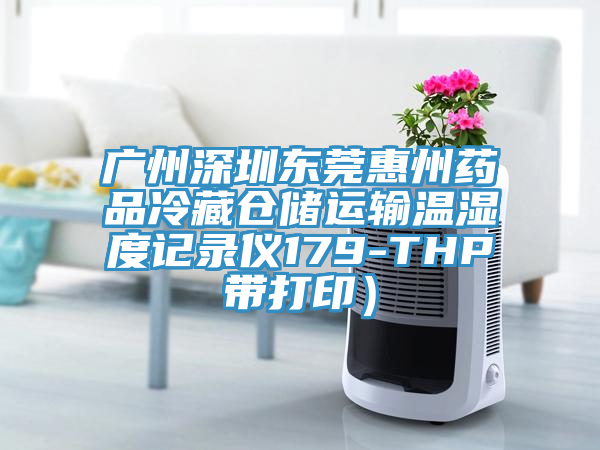 廣州深圳東莞惠州藥品冷藏倉儲運(yùn)輸溫濕度記錄儀179-THP帶打印)