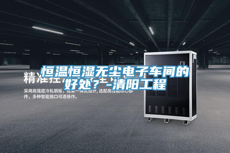 恒溫恒濕無(wú)塵電子車(chē)間的好處?-清陽(yáng)工程