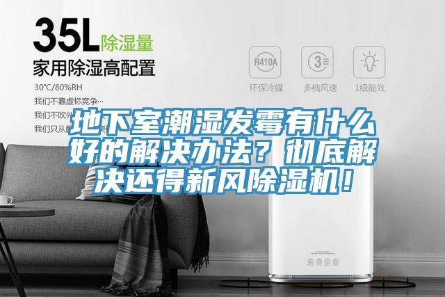 地下室潮濕發霉有什么好的解決辦法?徹底解決還得新風除濕機!