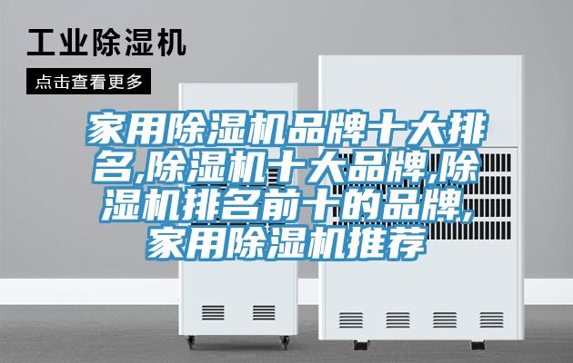 家用除濕機品牌十大排名,除濕機十大品牌,除濕機排名前十的品牌,家用除濕機推薦