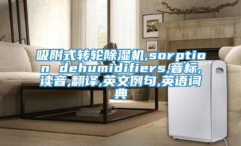 吸附式轉輪除濕機,sorption dehumidifiers,音標,讀音,翻譯,英文例句,英語詞典