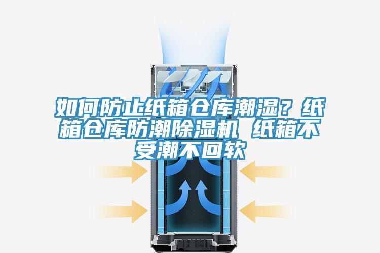 如何防止紙箱倉庫潮濕?紙箱倉庫防潮除濕機 紙箱不受潮不回軟