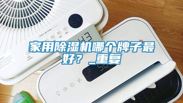 家用除濕機哪個牌子最好?_重復