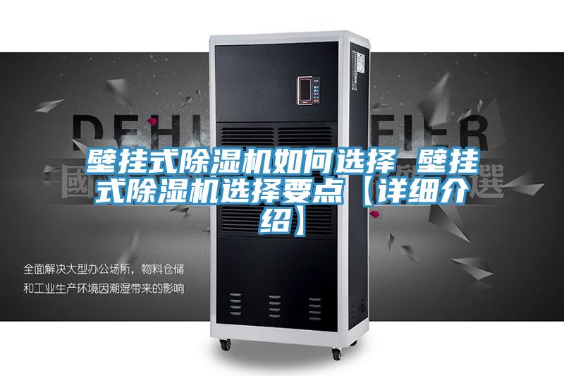 壁掛式除濕機如何選擇 壁掛式除濕機選擇要點【詳細介紹】