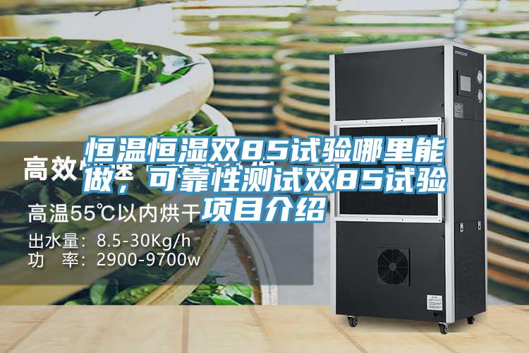 恒溫恒濕雙85試驗哪里能做,可靠性測試雙85試驗項目介紹