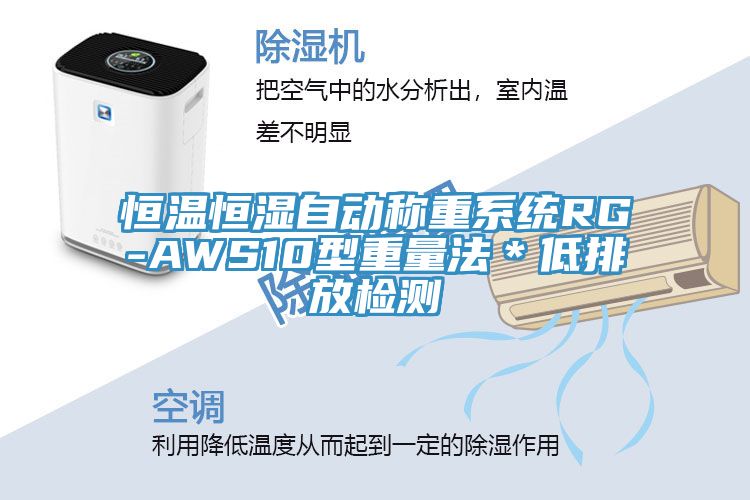 恒溫恒濕自動(dòng)稱重系統(tǒng)RG-AWS10型重量法*低排放檢測(cè)