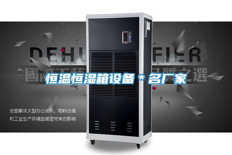 恒溫恒濕箱設備*名廠家