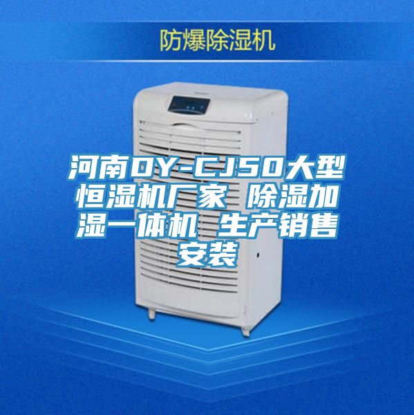河南DY-CJ50大型恒濕機廠家 除濕加濕一體機 生產銷售安裝