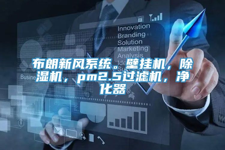 布朗新風系統。壁掛機,除濕機,pm2.5過濾機,凈化器