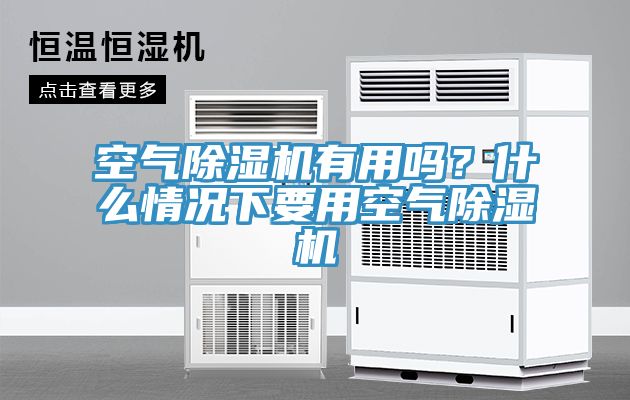 空氣除濕機有用嗎？什么情況下要用空氣除濕機
